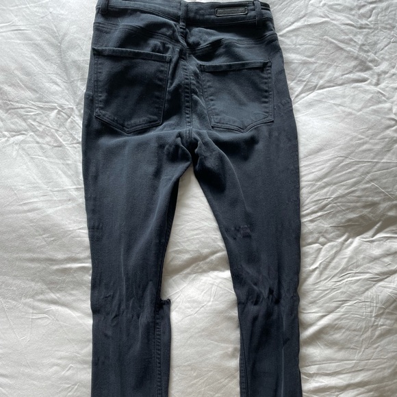 Express jeans black legging high rise size 4 - Picture 2 of 3